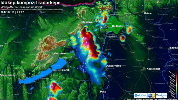 Lecsapott az óriásvihar Budapestre, a Balatonnál már nagy pusztítást végzett