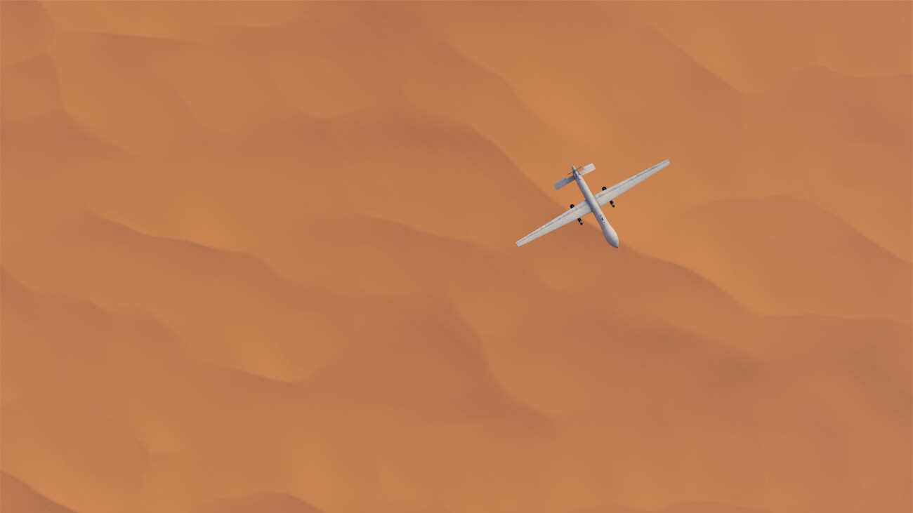 Csapásmérő drón a Szahara felett. Forrás: Getty Images