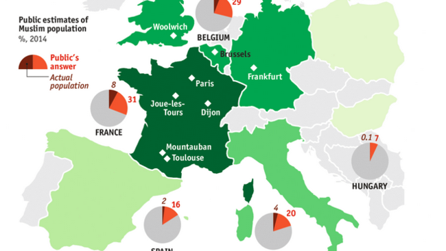 Így terjed az iszlám Európában