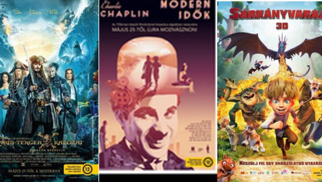 Jack Sparrow, Chaplin és egy háromdimenziós animációs film a héten a mozikban