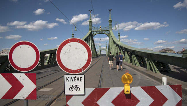 Hídlezárás lesz Budapesten
