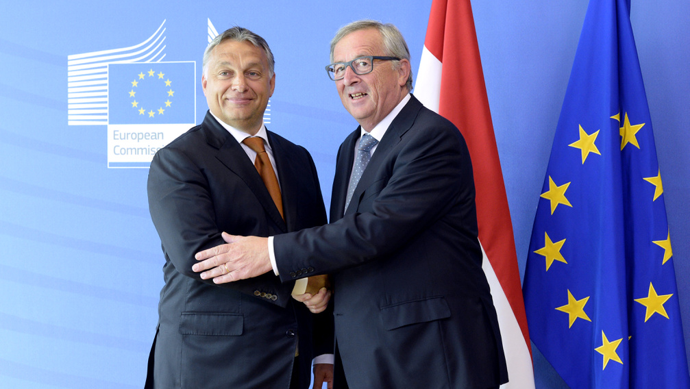 Juncker nem pingpongozik Orbán Viktorral