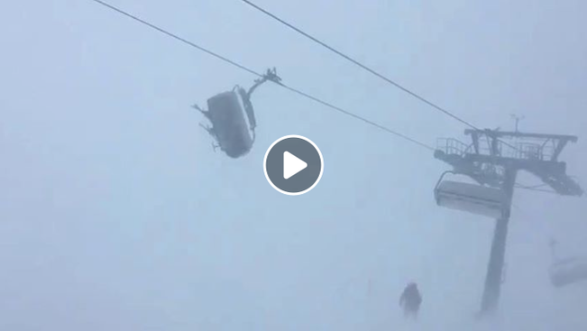 Vérfagyasztó jelenet egy osztrák sípályán, mindenki ledöbbent - videó