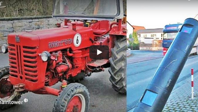 Berágott a traktoros: kivégzett 6 traffipaxot - videó