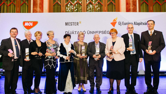 Kiemelkedő edzők és tanárok vehettek át Mol Mester-M díjat