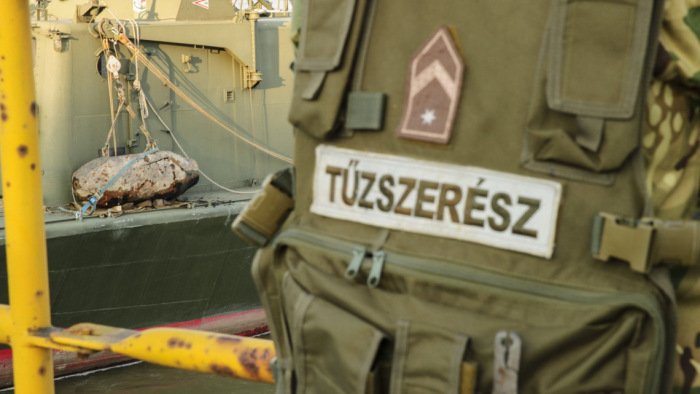 Elszállították a Budapesten talált világháborús gránátokat