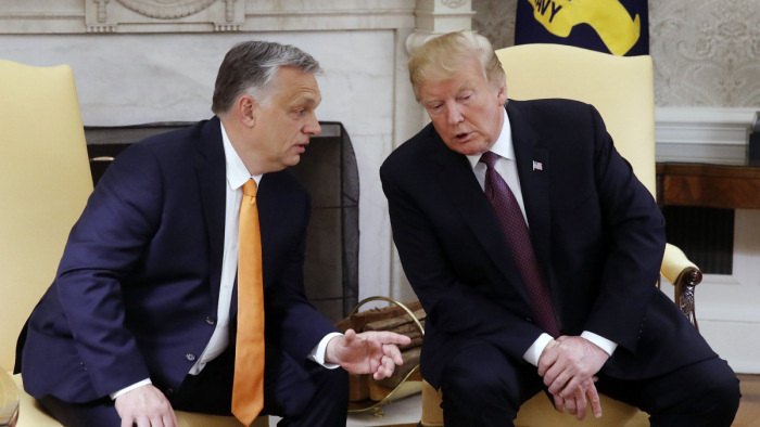 Donald Trump fogadta Orbán Viktort