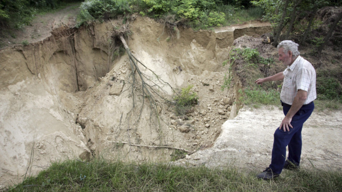Brutálisan halad előre a pusztító erózió Somogyban