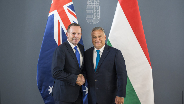 A volt ausztrál kormányfővel tárgyalt Orbán Viktor