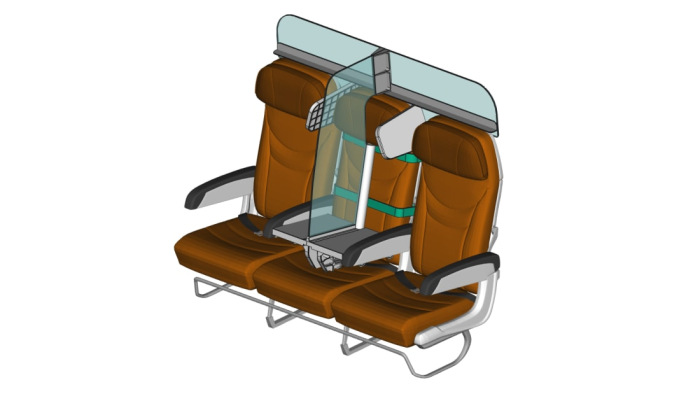 Újfajta, plexikkel elválasztott ülések jöhetnek a repülőkön