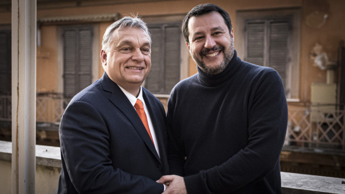 Matteo Salvini máris üzenetet küldött Orbán Viktornak