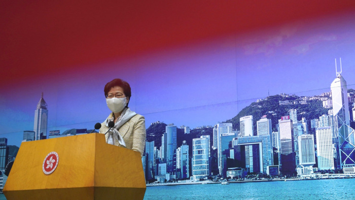 Washington szankciókkal sújtotta Hongkong vezetőjét és egyes tisztségviselőit