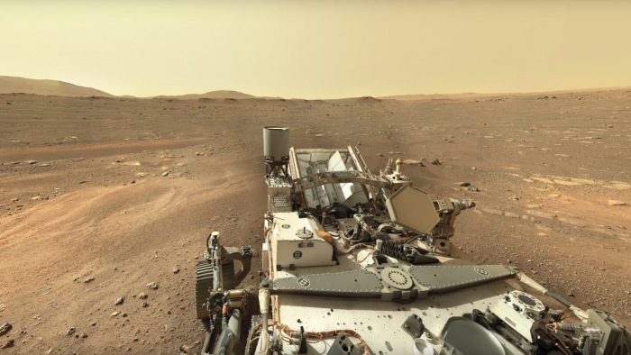 Hangokat is hallani a Marson - videó