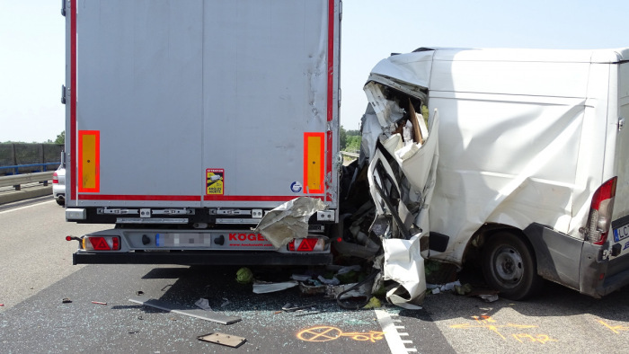 Súlyos baleset az M5-ös autópályán - képek