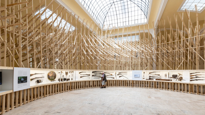 Erdő épült a vadászati kiállításban – képek