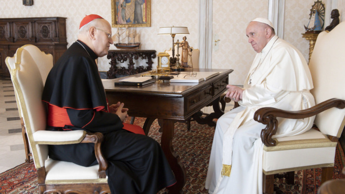 Ferenc pápa értékelte az Áder Jánossal és Orbán Viktorral tartott budapesti találkozót