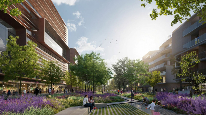 A Zaha Hadid-iroda terveivel indul Zugló új központjának építése - fotók
