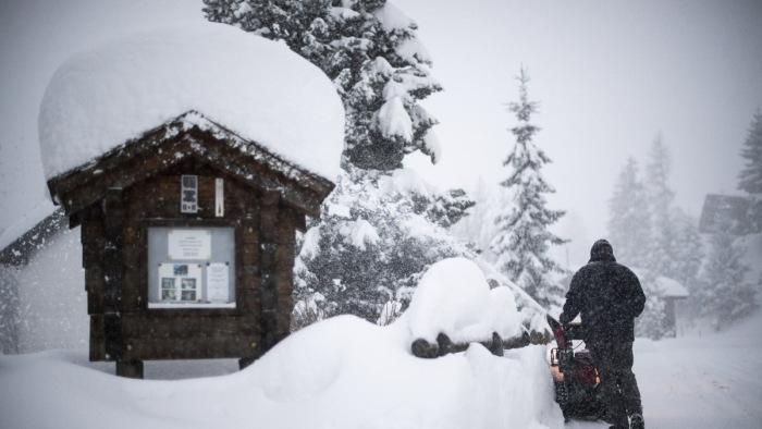 Ez a hideg már a svájci Alpokban is durvának számít