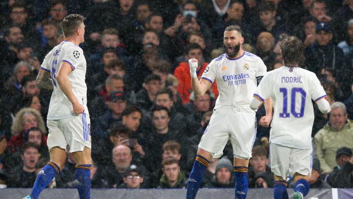 Karim Benzema a PSG után a Chelsea ellen is mesterhármast szerzett