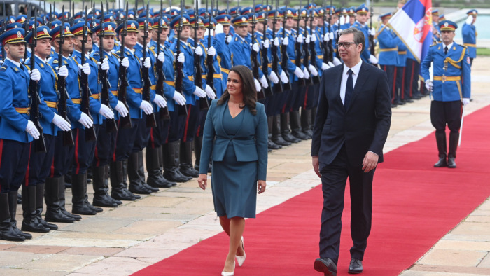 Köszönetet mondott Magyarországnak a szerb elnök
