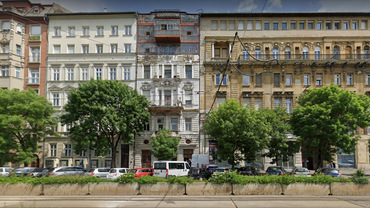 Elbontanának egy építészeti sebet a Belgrád rakparton