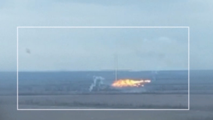 Az ukránok állítják, leszedtek egy orosz vadászgépet – videó