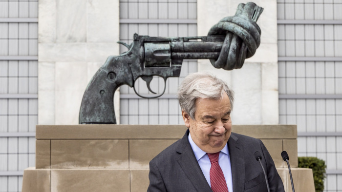 A káosz korszakát emlegeti az ENSZ-főtitkára