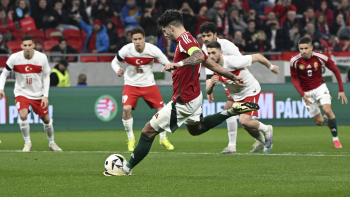 Szoboszlai Dominik tizenegyesgóljával 1-0-ra nyert a magyar csapat a törökök ellen