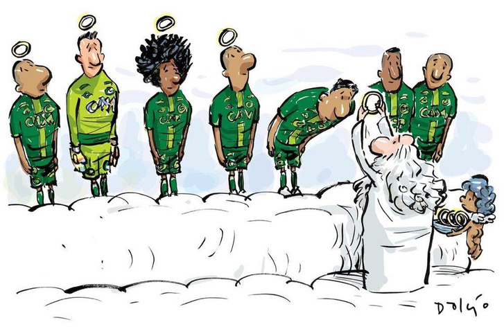 Szívszorító karikatúrával emlékezik a klub az áldozatokra