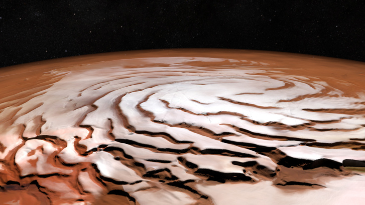 Rejtélyes óriásörvények a Marson