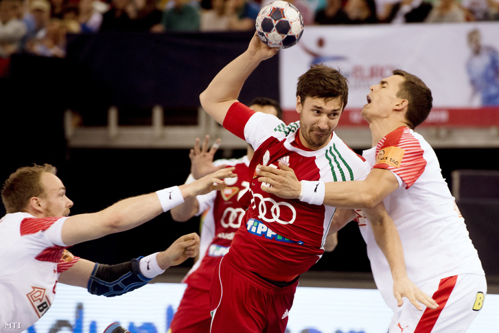 Döntetlen az olimpiai bajnok dánokkal a férfi kézilabda Eb-selejtező mérkőzésen