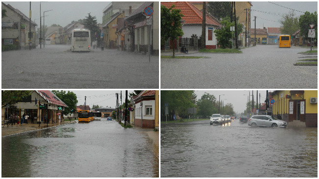 Sokkoló helyzet Borsodban: fél óra alatt annyi esett, mint amúgy egy hónap alatt - fotók