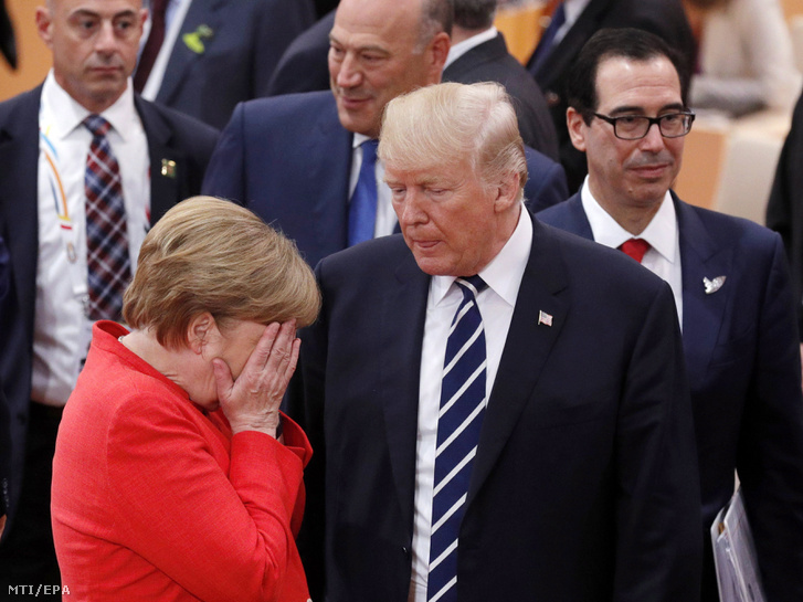 Sokkoló fénykép Merkel és Trump találkozásáról: mi történhetett Hamburgban?