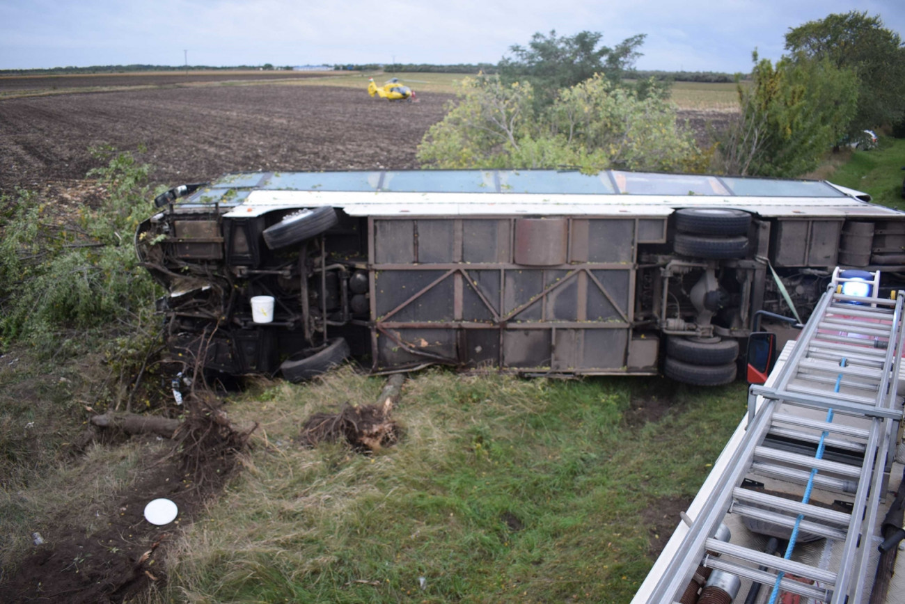 A 2017. októberében Tótkomlós és Kaszaper közötti buszbaleset.