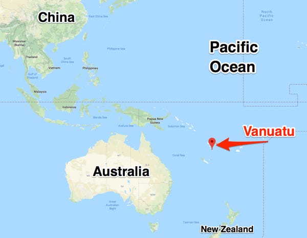 Vanuatu – Forrás: businessinsider.com