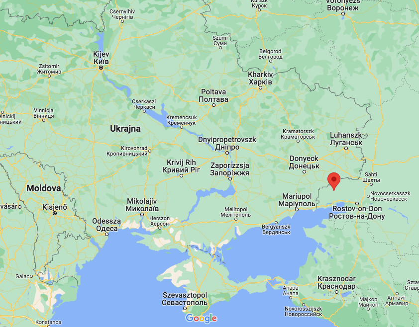 Matvejev Kurgan település a Google Térképen