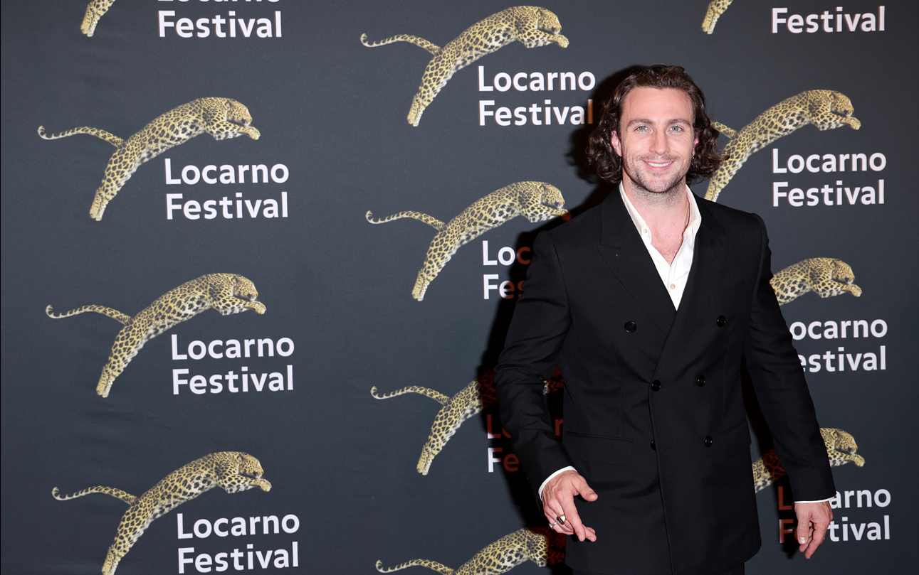 LOCARNO, SWITZERLAND - AUGUST 03: Aaron Taylor-Johnson is the Davide Campari Excellence Award Winner at the Locarno Film Festival 2022 on August 03, 2022 in Locarno, Switzerland. (Photo by Jacopo M. Raule/Getty Images for Campari)