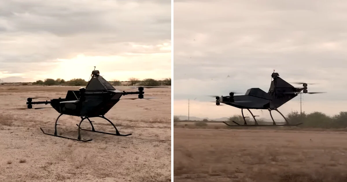 Rotor X Dragon, elektromos helikopter. Fotó: Twitter