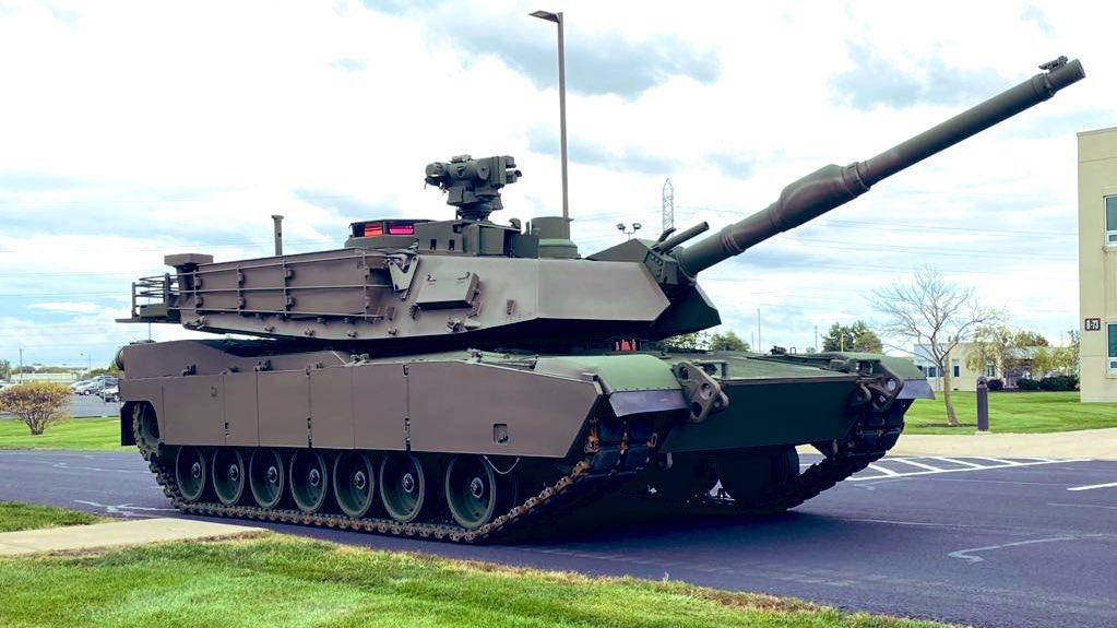 M1A2 Abrams SEP-V3 amerikai harckocsi. Forrás:Twitter/MaviVatan.net