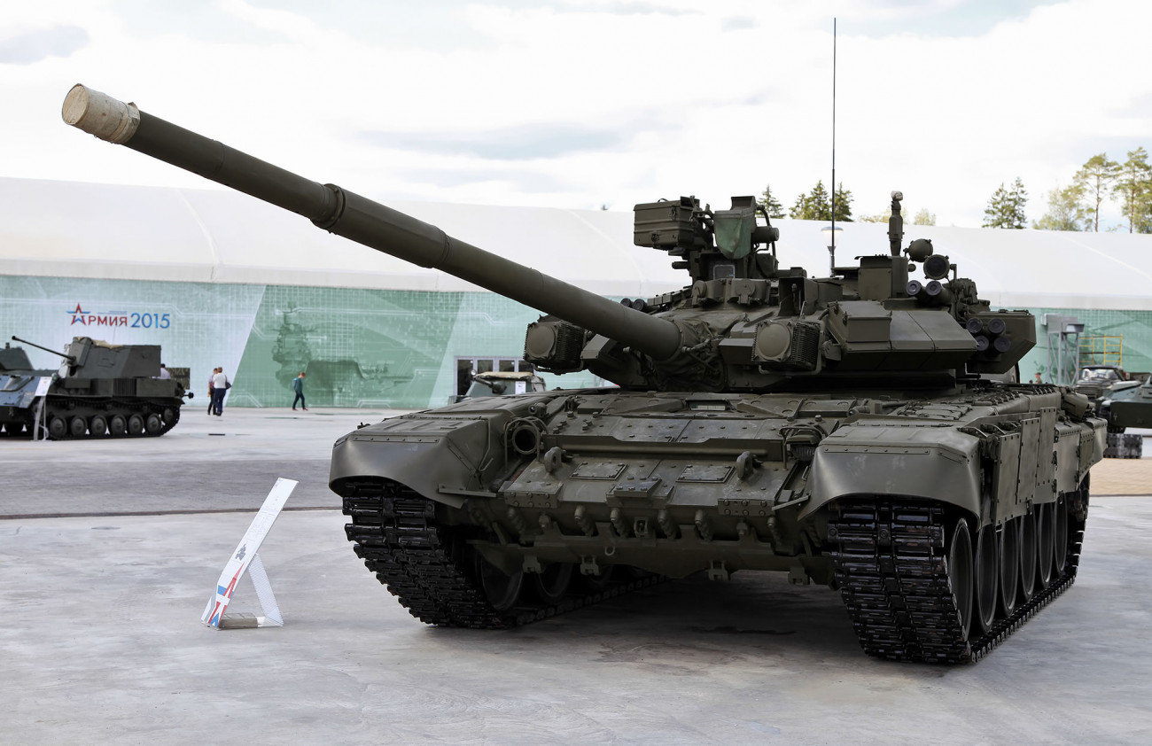 T-90A orosz harckocsi. Forrás: Wikipédia