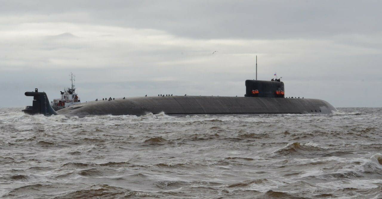 Az orosz hadiflotta K-329 Belgorod atom-tengeralattjárója. Forrás:Twitter/सुदामा