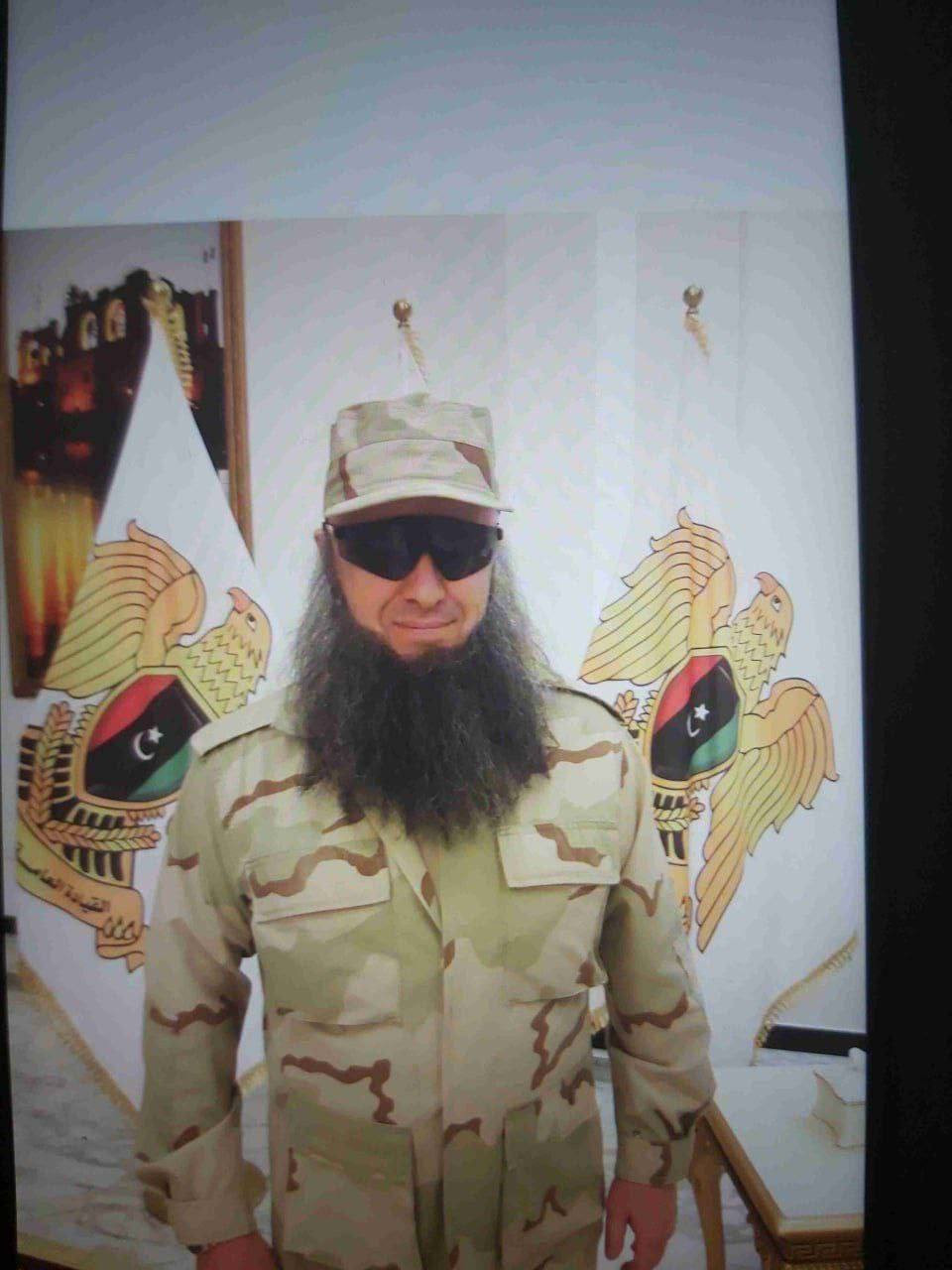 Prigozsin a líbiai hadsereg uniformisában. Forrás: Twitter/ LX