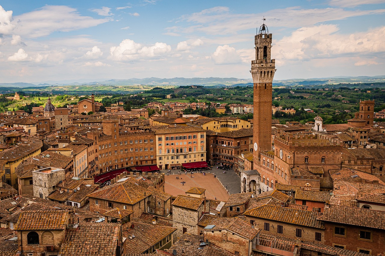 Siena városa (fotó: Pixabay)