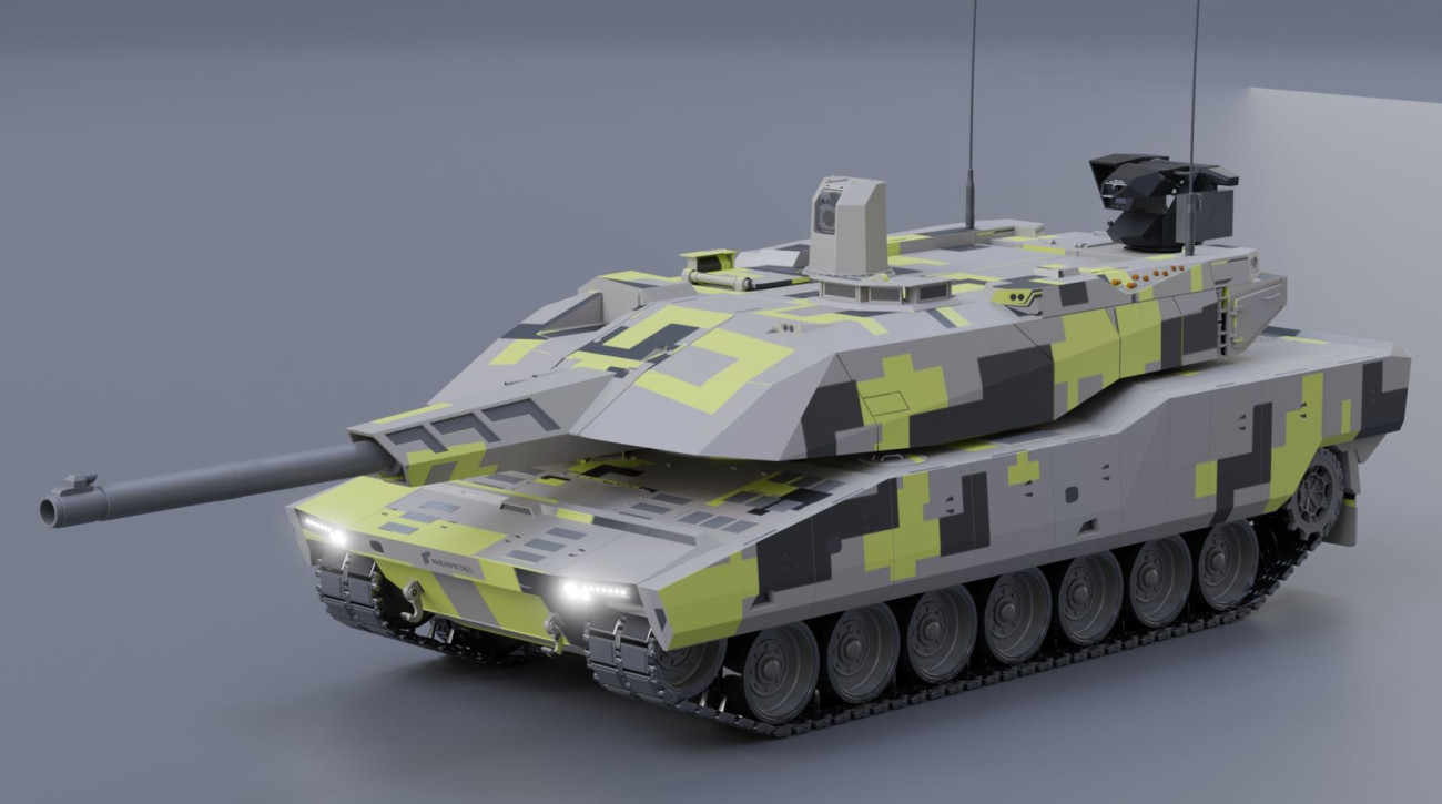 KF-51 Panther a Rheinmetall cég új tankja. Forrás: X / RunawayDiesel