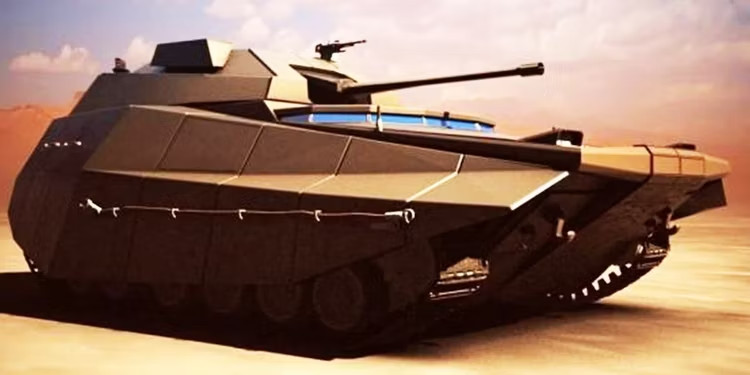 Az izraeli Carmel páncélos fantáziarajza. Lehet, hogy ilyen lesz a jövő tankja? Forrás: X / Definitely A Space Marine