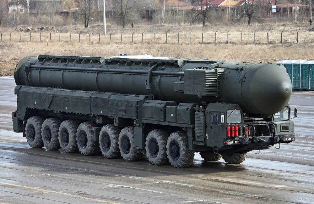RSZ-28 Szarmat (NATO-kódja: SS–X–30 Satan 2) orosz interkontinentális ballisztikus rakéta. Forrás: X /  Unnamed