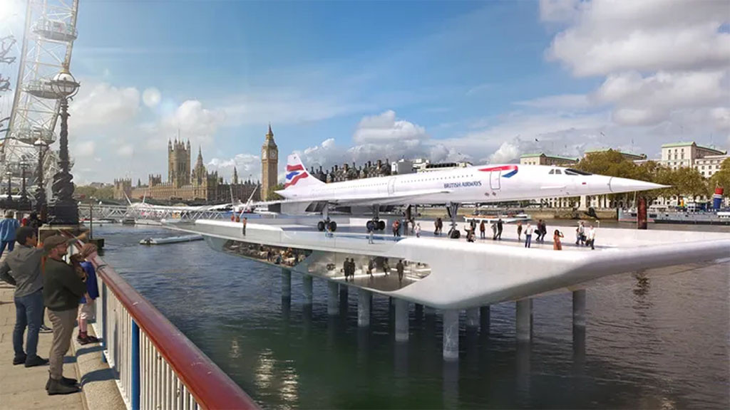 Látványterv - így nézhetne ki a bemutatott Concorde