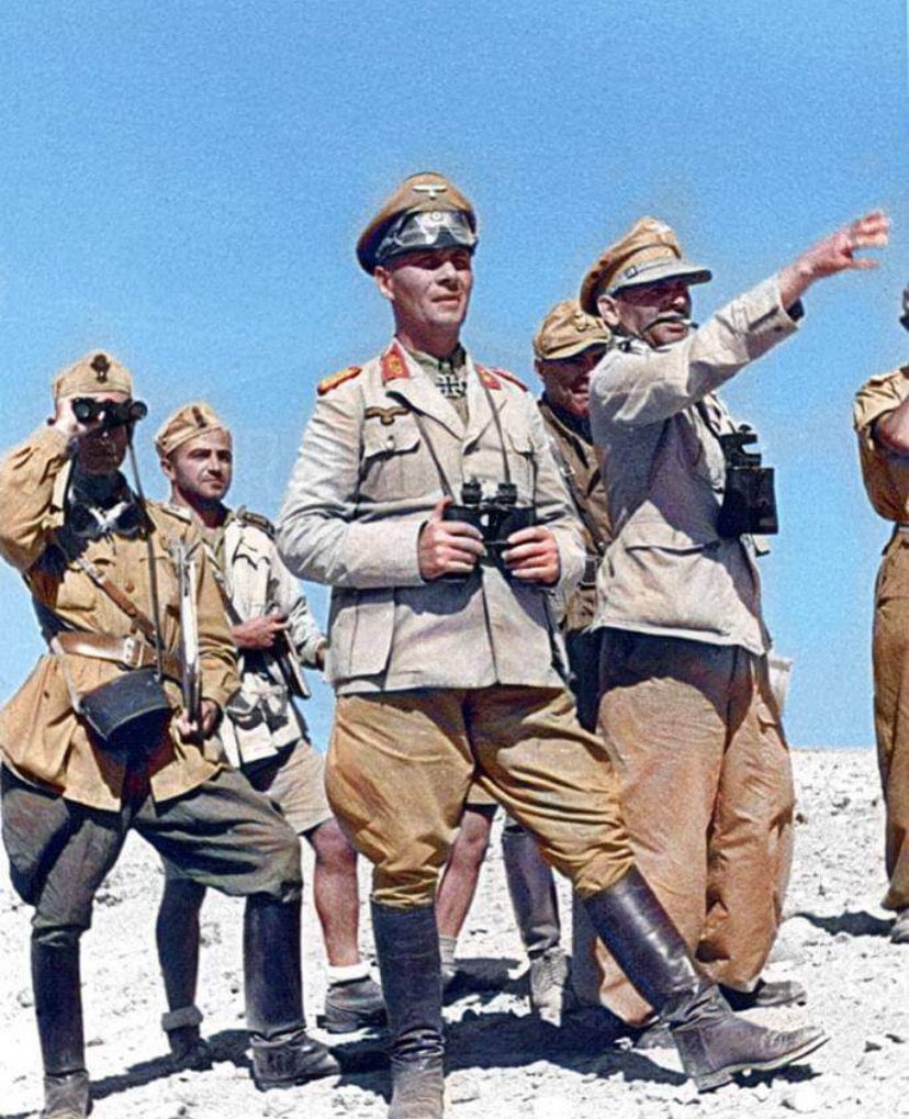 Erwin Rommel német tábornagy. A szövetséges katonák sivatagi rókának nevezték. Forrás: X / Fotos de Guerra