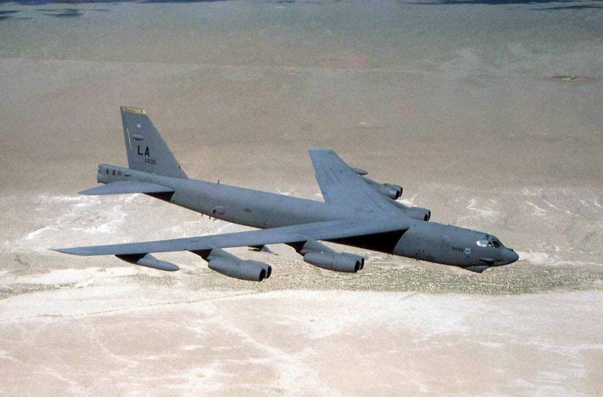 A B-52-esek részt vettek az Irak és az Afganisztán elleni hadjáratokban is. Forrás: Wikpédia