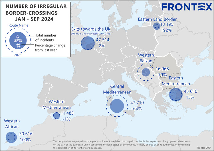 Forrás: Frontex